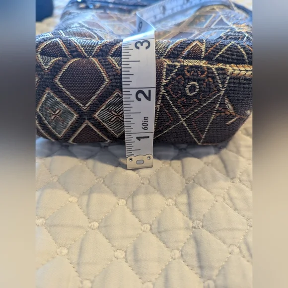 Maruca WILD WEST Boulder Colorado Handmade Tapestry Crossbody Bag - Picture 3 of 12